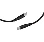 USB-C to USB-C Braided Cable 2A 1m Black (Bulk)