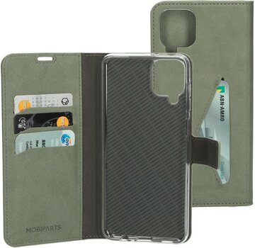 Mobiparts Classic Wallet Case | Samsung Galaxy A12 (2021) | Stone Green