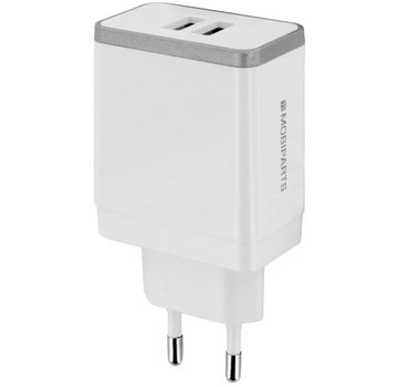 Mobiparts Wall Charger | Dual USB-A Oplader 12W / 2.4A | Wit