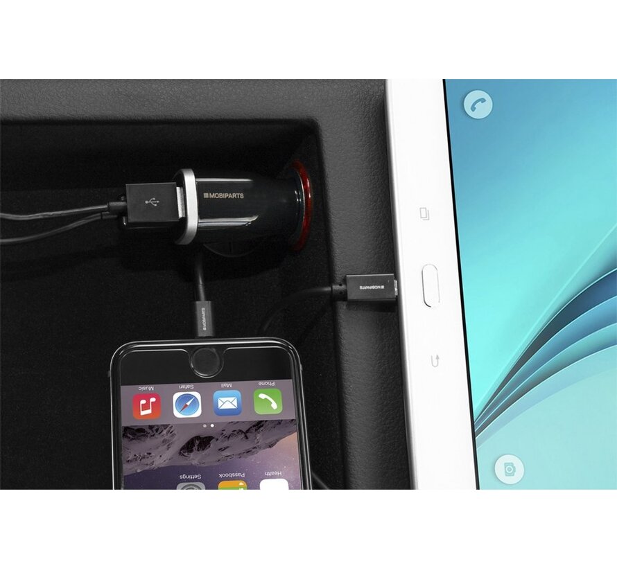 Quick Charge Car Charger | Dual USB | 5A | Black