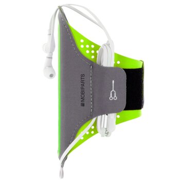 Mobiparts Comfort Fit Sport Armband | Apple iPhone 6, iPhone 6S, iPhone 7, iPhone 8 | Neon Green