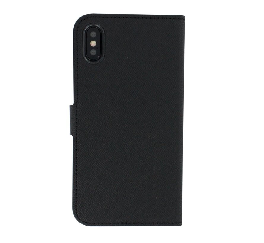 Saffiano Wallet Case | Apple iPhone X, iPhone XS | Black