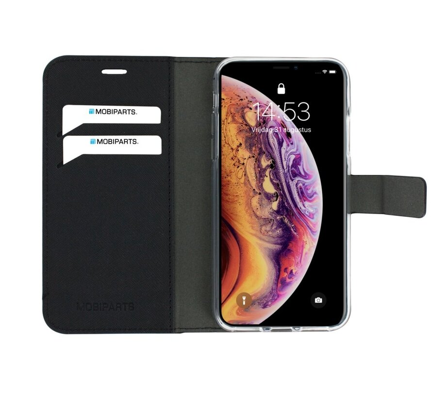 Saffiano Wallet Case | Apple iPhone X, iPhone XS | Black