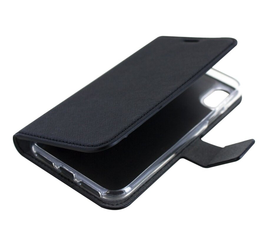 Saffiano Wallet Case | Apple iPhone X, iPhone XS | Black