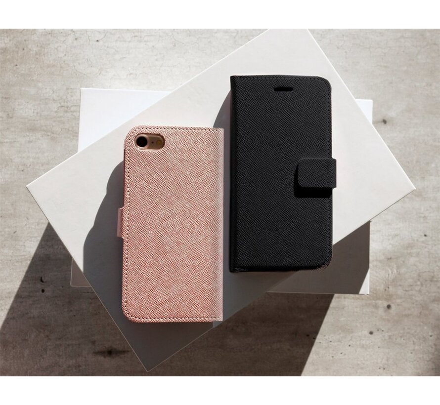 Saffiano Wallet Case | Apple iPhone X, iPhone XS | Black