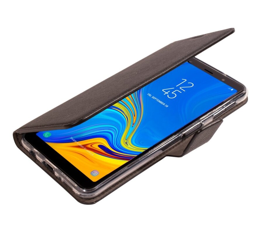 Saffiano Wallet Case | Samsung Galaxy A7 (2018) | Black