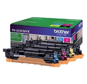 Brother TN-243CMYK | Tonercartridge | Origineel | Zwart, Cyaan, Magenta, Geel | 1 stuk