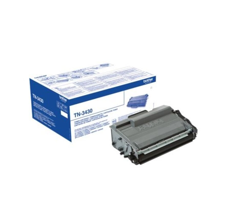 TN-3430 Tonercartridge | Circa 3.000 Pagina's A4 | Conform ISO/IEC 19752