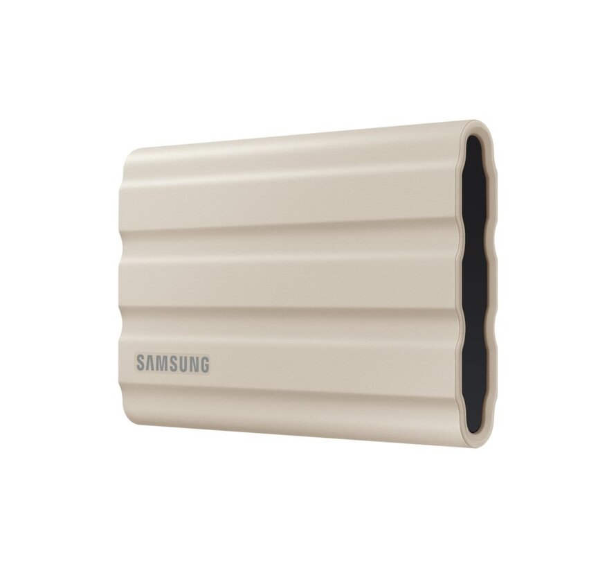 T7 Shield | Externe SSD | 1TB | USB 3.2 Gen2 | 1.050MB/s Lezen | 1.000MB/s Schrijven | Beige