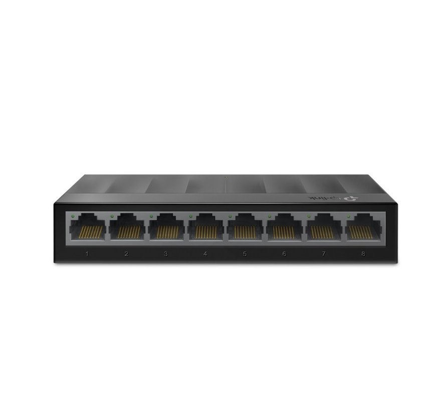 LS1008G Unmanaged Gigabit Ethernet (10/100/1000) Zwart