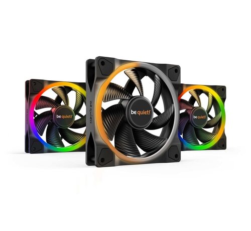 be quiet! Light Wings | 120mm PWM Triple Pack Computer behuizing Ventilator 12 cm Zwart 3 stuk(s)
