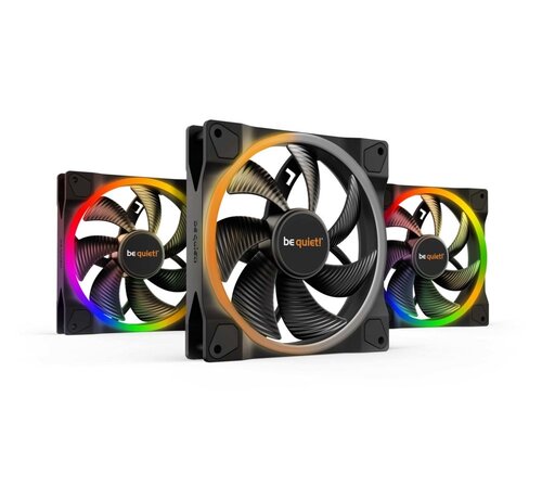 be quiet! Light Wings | 140mm PWM Triple Pack Computer behuizing Ventilator 14 cm Zwart 1 stuk(s)