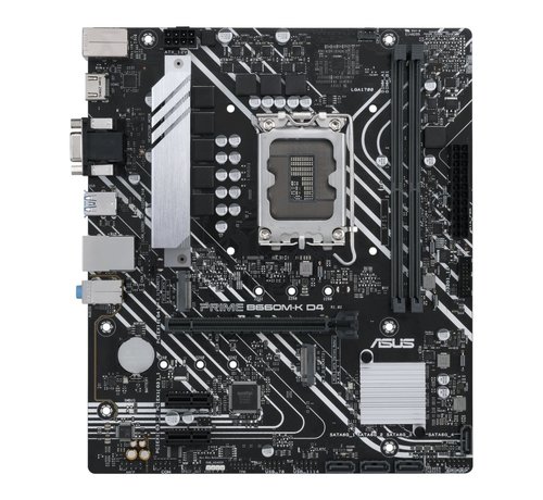 Asus ASUS PRIME B660M-K D4 | Socket LGA 1700 | Intel B660 | 2xDDR4 | ATX | Moederbord