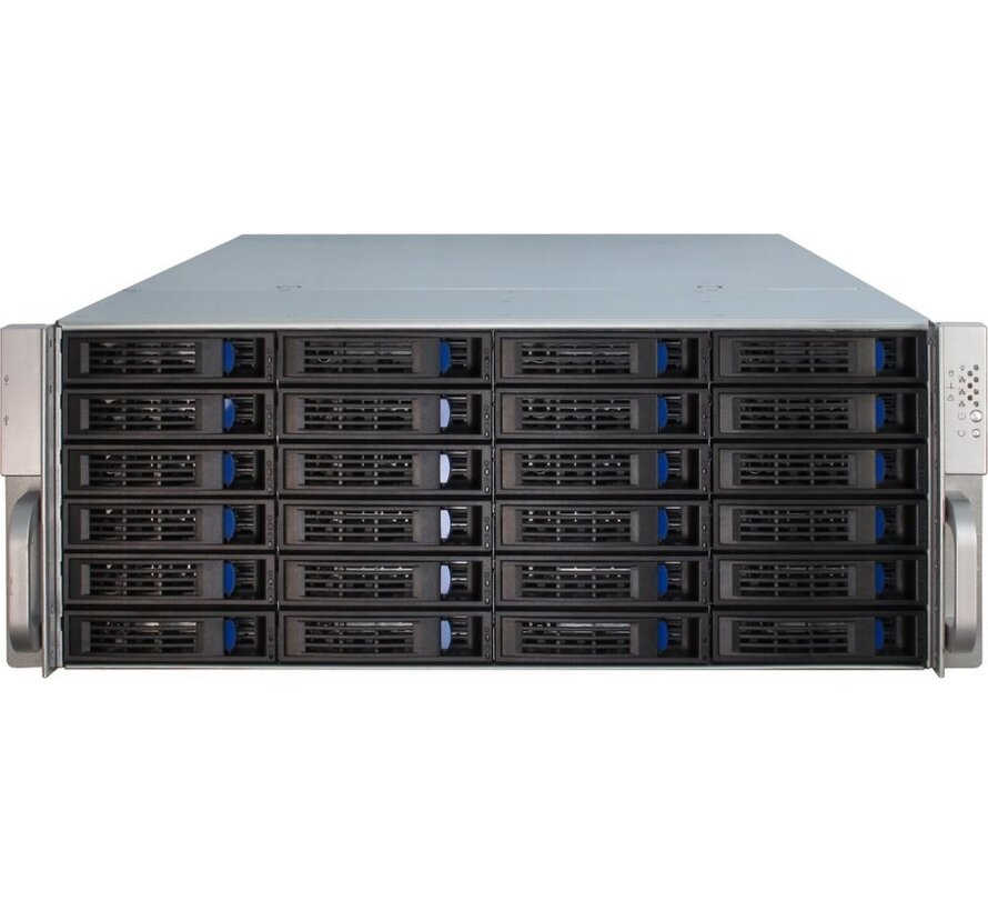 4U-4424 | Server Rack Case | Zwart/Zilver