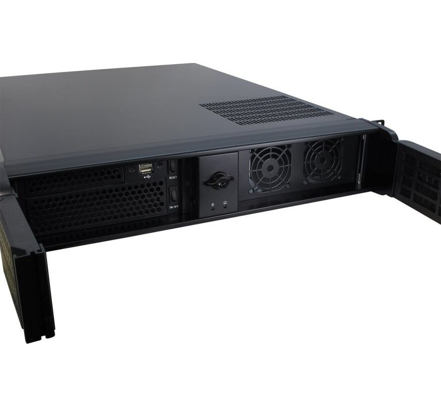 IPC 2U-2098-SL | Server Rack Case | Zwart