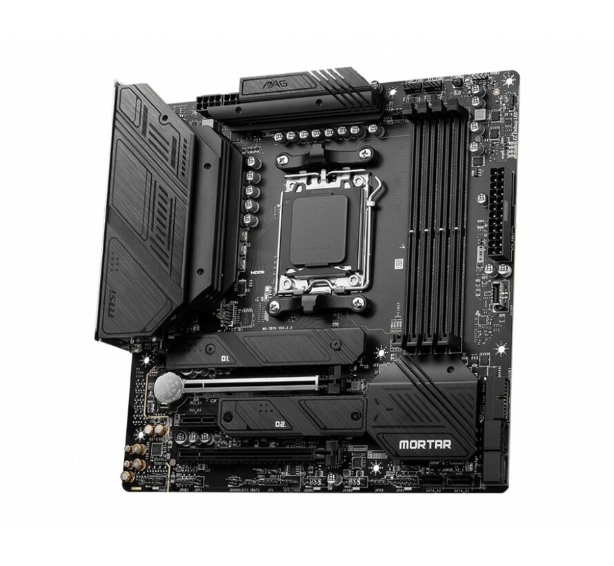 MAG B650M Mortar WIFI | Socket AM5 | AMD B650 | 4xDDR5 | Micro-ATX | Moederbord