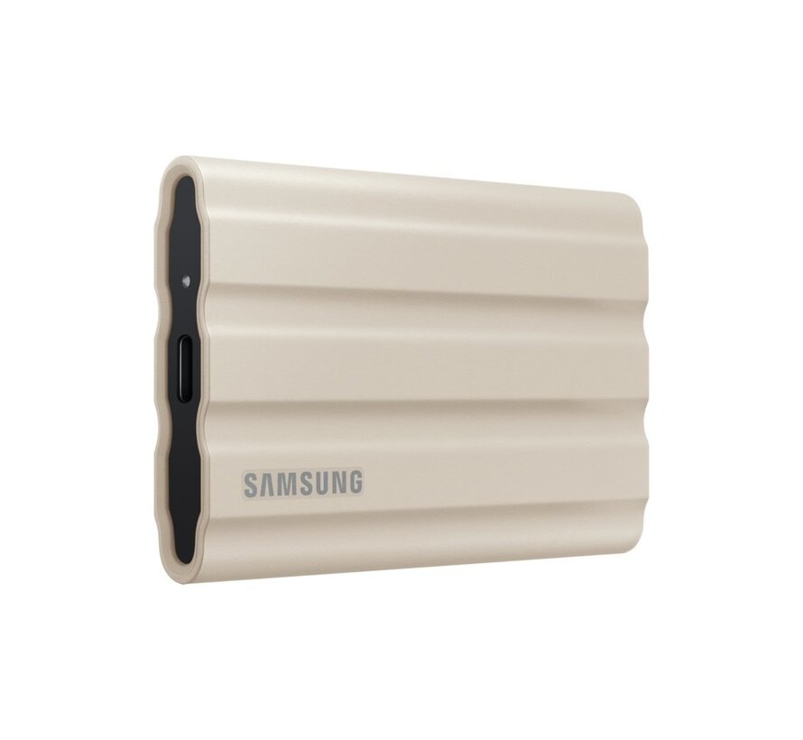 T7 Shield | Externe SSD | 2TB | USB 3.2 Gen2 | 1.050MB/s Lezen | 1.000MB/s Schrijven | Beige