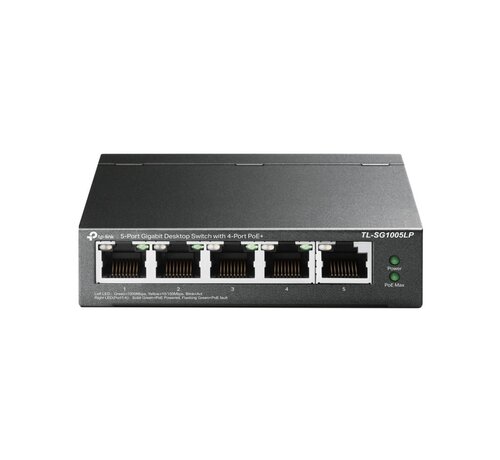 TP-Link TL-SG1005LP | Unmanaged | Gigabit Ethernet (10/100/1000 Mbps) | Power over Ethernet (PoE)