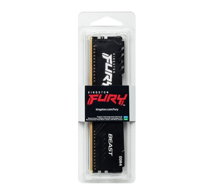 Technology FURY Beast geheugenmodule 8 GB 1 x 8 GB DDR4 3600 MHz