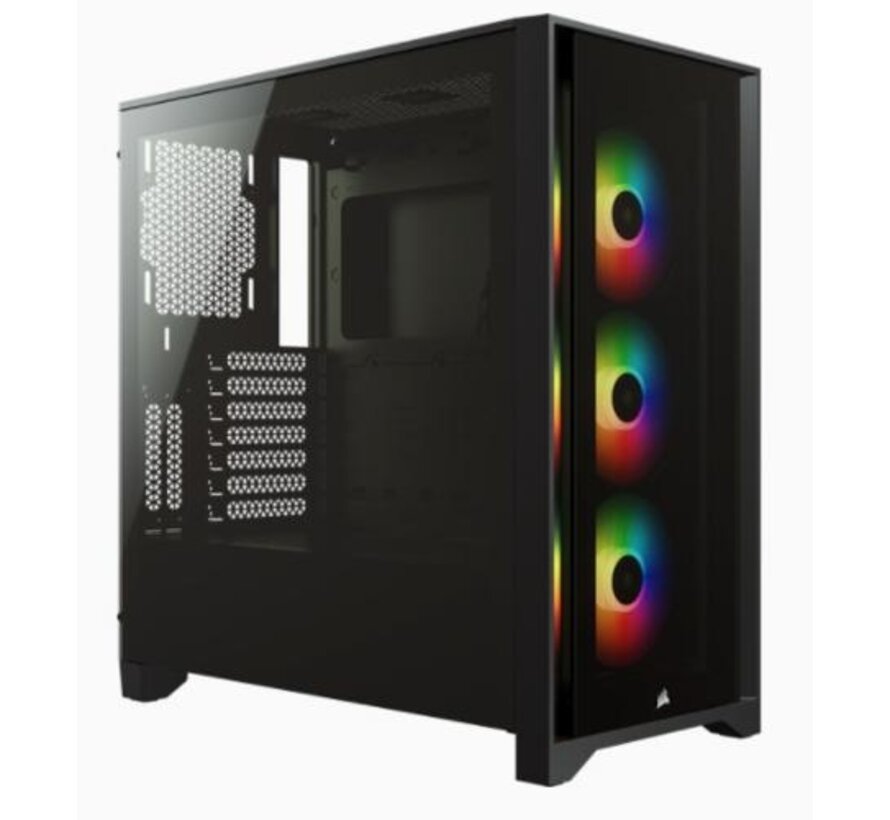 iCUE 4000X RGB Midi Tower Zwart