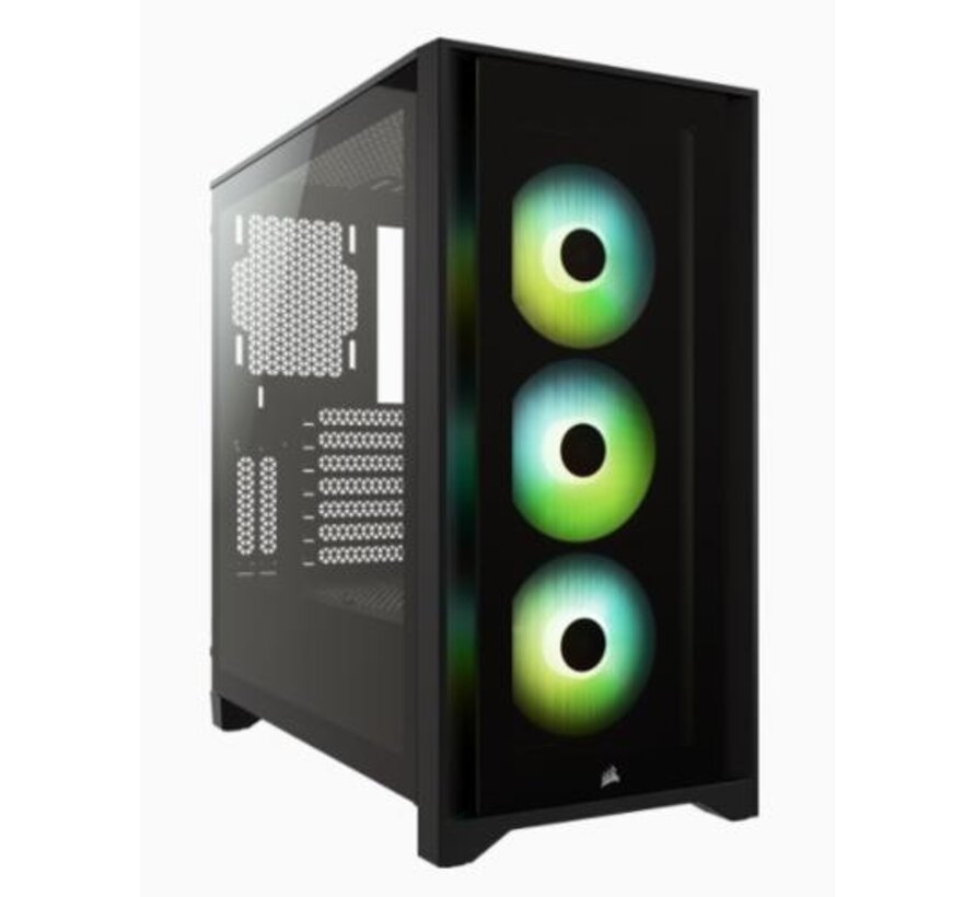 iCUE 4000X RGB Midi Tower Zwart