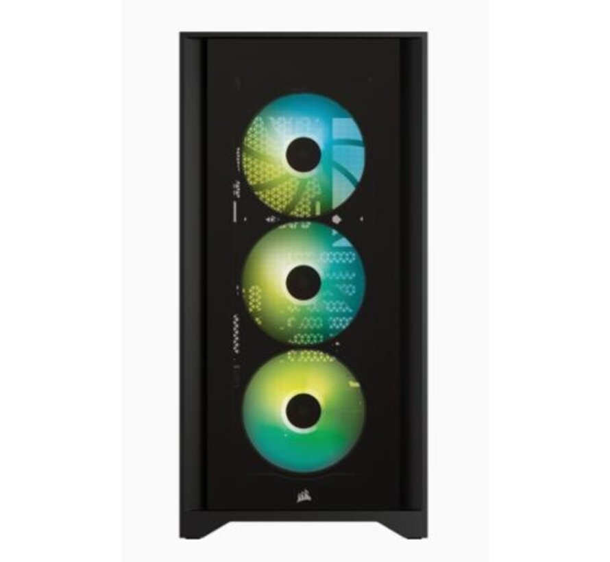 iCUE 4000X RGB Midi Tower Zwart