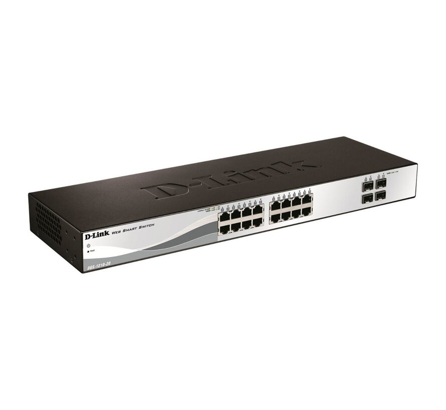 D-Link DGS-1210-10 | Managed L2 Switch | 10 Poorten | Gigabit Ethernet (10/100/1000 Mbps)