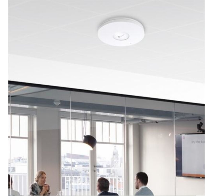 EAP670 Access Point | Wifi 6 | Power over Ethernet (PoE) | 5400 Mbit/s | Inclusief Plafond- en Muurmontagebeugel
