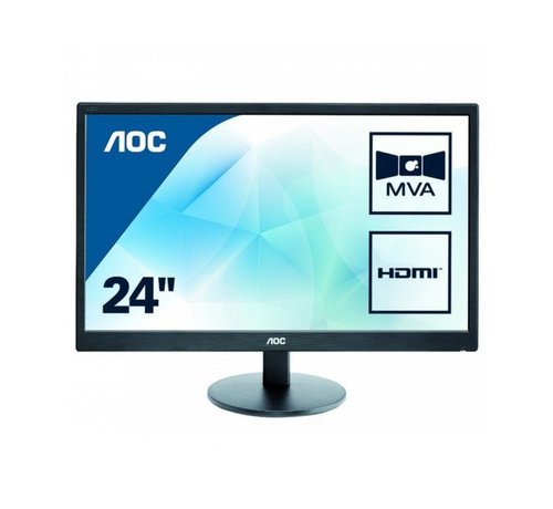 AOC M2470SWH LED display 61 cm (24") 1920 x 1080 Pixels Full HD Zwart