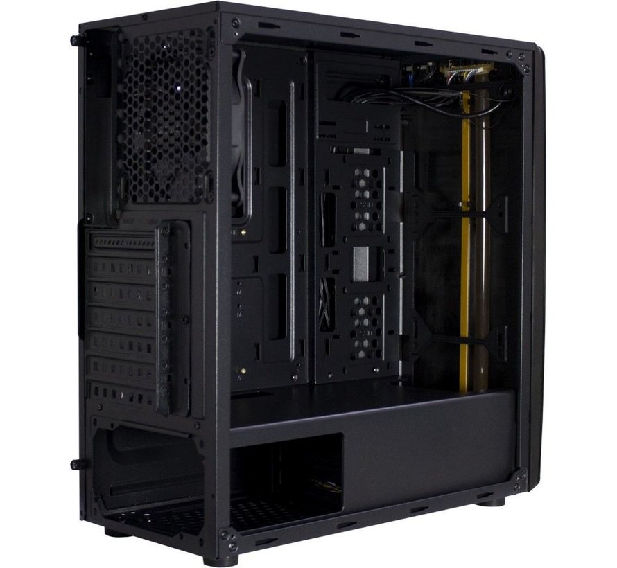 Thunder Blue Light | Midi Tower Case | Zwart