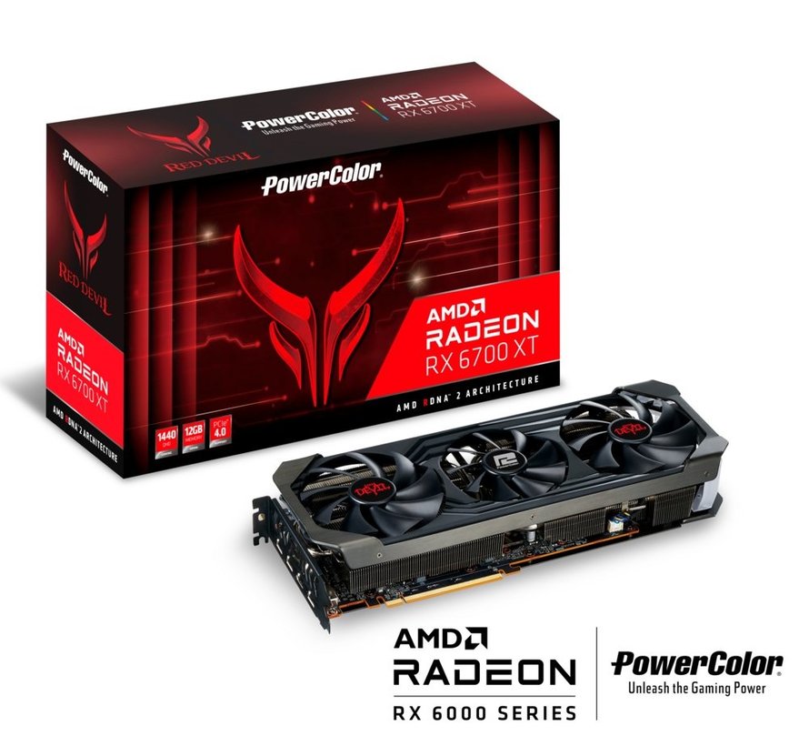 VGA PowerColor Red Devil AMD Radeon RX 6700XT 12 GB GDDR6