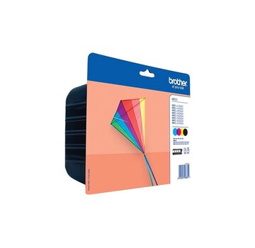 Brother LC-223VALBPDR | Originele Zwart, Cyaan, Magenta, Geel Inktcartridges | Multipack
