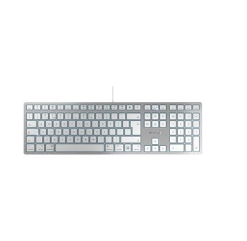 Cherry CHERRY KC 6000C FOR MAC toetsenbord USB QWERTY Amerikaans Engels Zilver