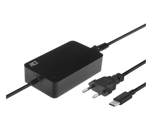 ACT AC2005 | Universele USB-C Notebook Lader | 65 Watt PDP | 2,75 Meter