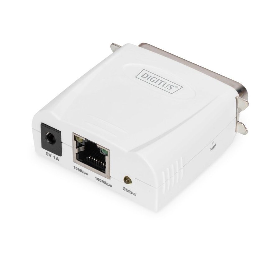 Digitus DN-13001-1 | Print Server | Ethernet LAN | Wit
