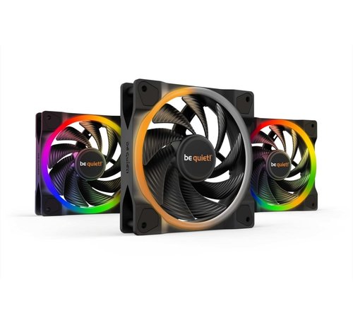 be quiet! Light Wings | 120mm PWM Triple Pack high-speed Computer behuizing Ventilator 12 cm Zwart 3 stuk(s)