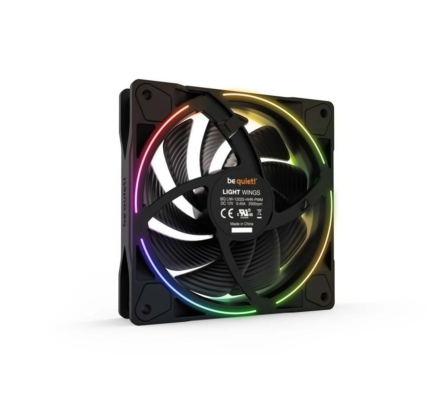 Light Wings | 120mm PWM Triple Pack high-speed Computer behuizing Ventilator 12 cm Zwart 3 stuk(s)