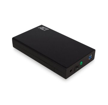 ACT AC1405 behuizing voor opslagstations HDD-/SSD-behuizing Zwart 3.5"
