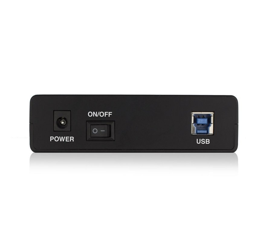 AC1405 behuizing voor opslagstations HDD-/SSD-behuizing Zwart 3.5"