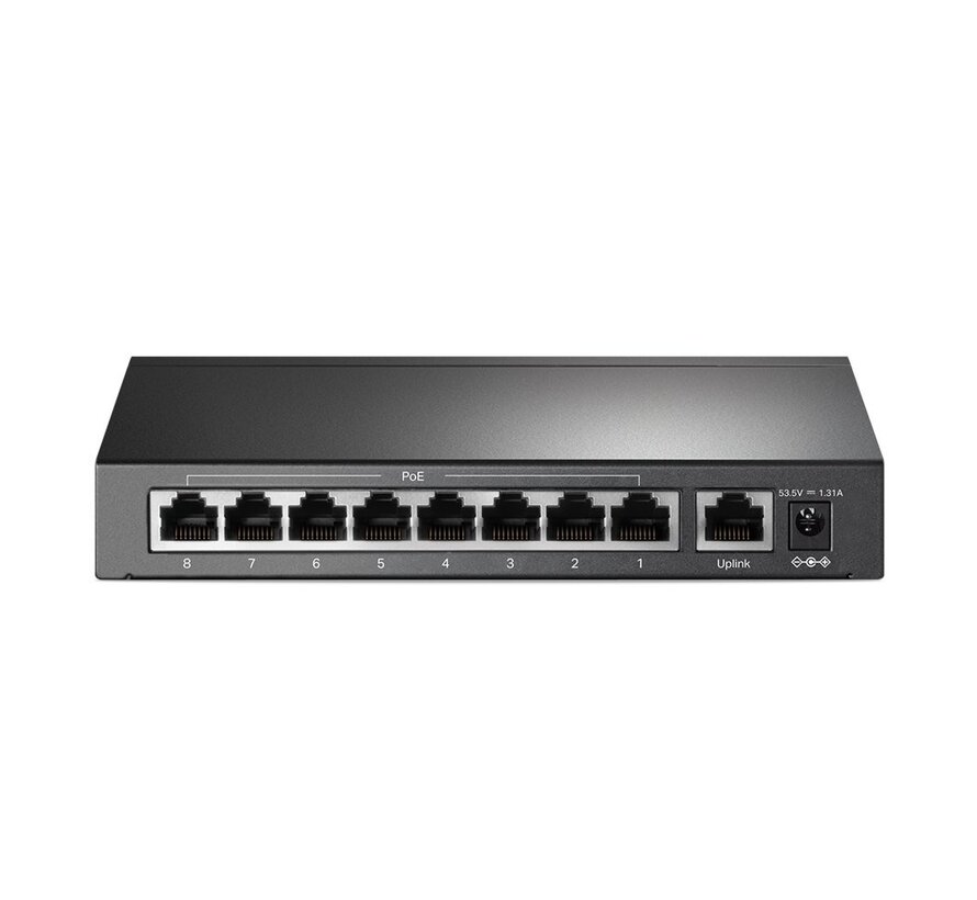 TL-SF1009P | Unmanaged | Fast Ethernet (10/100 Mbps) | Power over Ethernet (PoE)
