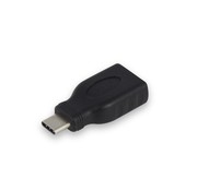 ACT AC7355 tussenstuk voor kabels USB-A USB-C Zwart
