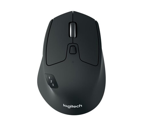 Logitech M720 Triathlon | Draadloze Muis | Rechtshandig | RF + Bluetooth | 1000 DPI | Zwart