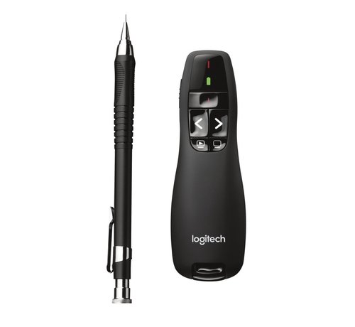 Logitech R400 Draadloze presenter RF Zwart