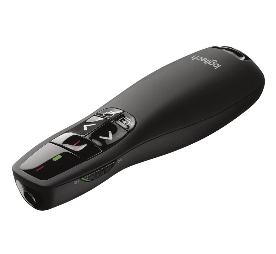 R400 Draadloze presenter RF Zwart