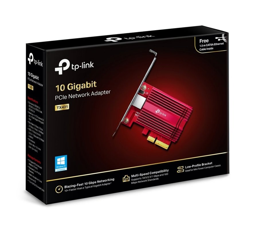 TX401 | Netwerkkaart | Intern | Ethernet | 10 Gbps