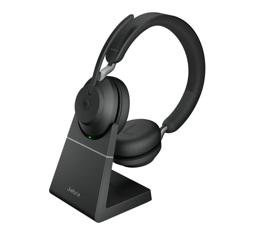 Evolve 65 | Draadloze On-Ear Headset | Bluetooth | Oplaadstation | Zwart