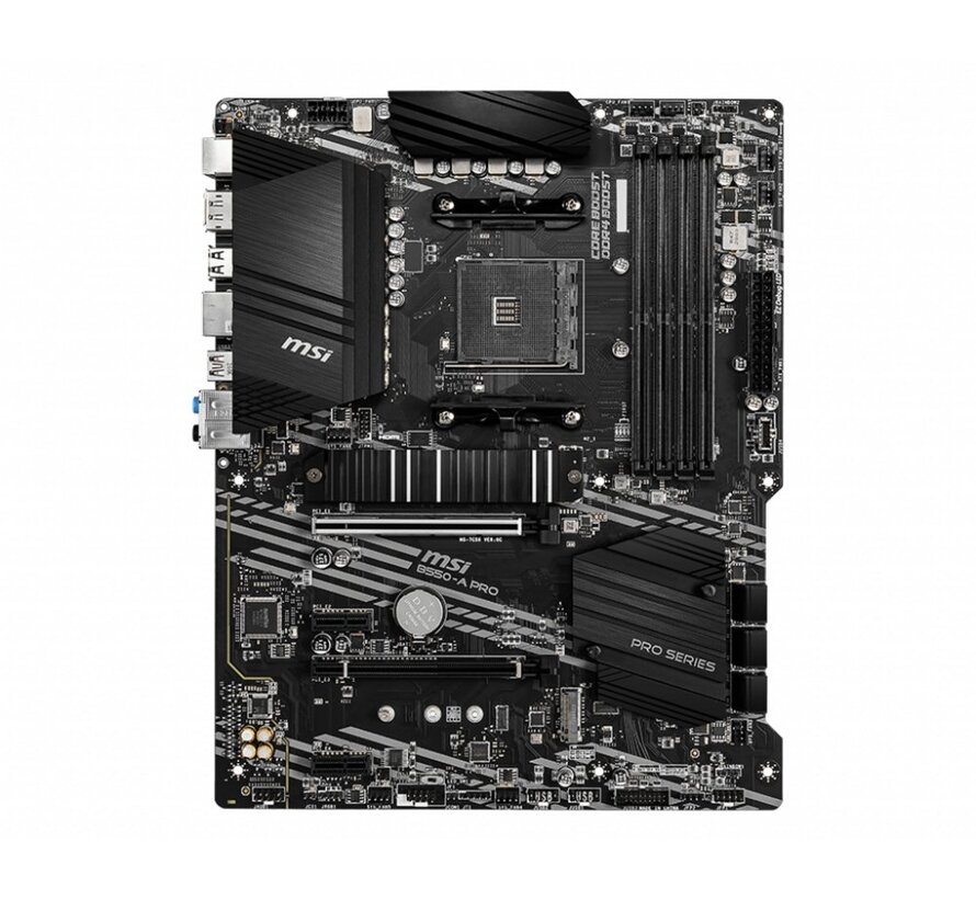 B550-A PRO | Socket AM4 | AMD B550 | 4xDDR4 | ATX | Moederbord