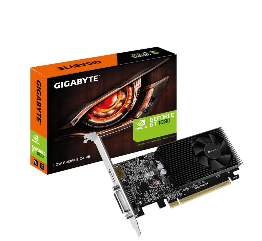 GeForce GT 1030 | 2GB GDDR4 VRAM | Low Profile | Videokaart | GPU | Nvidia