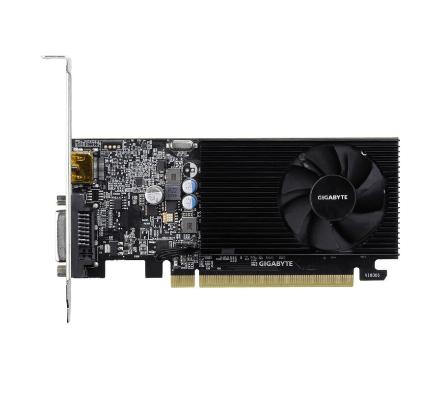 GeForce GT 1030 | 2GB GDDR4 VRAM | Low Profile | Videokaart | GPU | Nvidia
