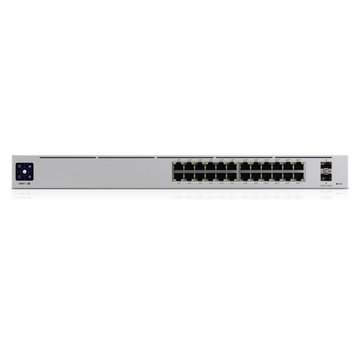 Ubiquiti Networks UniFi Pro | 24-Port PoE Gigabit Ethernet Switch | Managed L2/L3 | 1U | Zilver